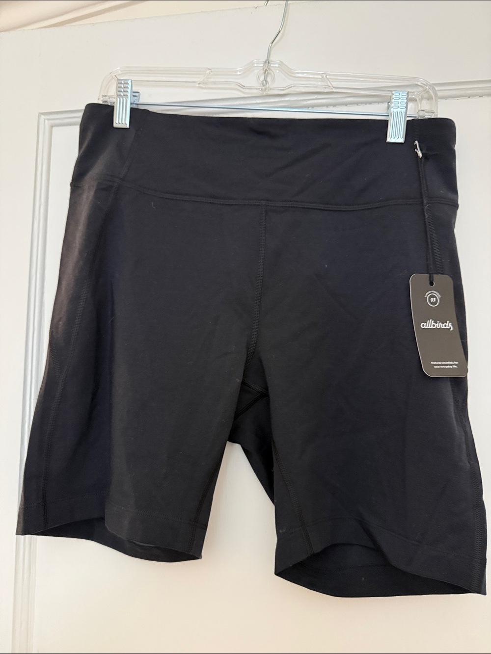 allbirds Black Women's Athletic Bike Shorts nwt size xl